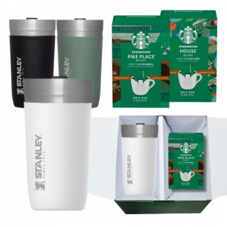 스탠리 고 진공 텀블러 화이트 드립커피 선물세트