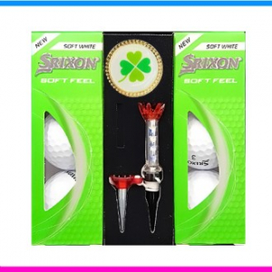 스릭슨 소프트 필 6구 볼마커 자석티세트 (2pc) 스릭슨 골프공 6구 골프공 6구 자석티세트 골프공 6구세트 볼마커 세트