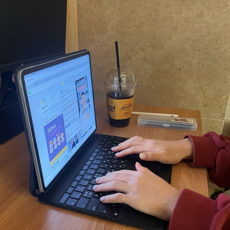 아이패드 호환 각도 머레이 마그네틱 구조독 매직키보드 M4 11inch 한글 각인키보드+키스킨 증정 #4