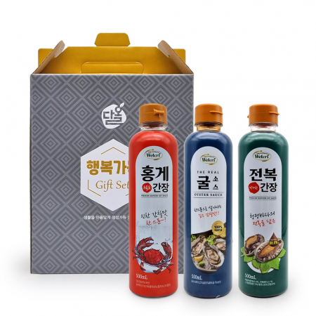 다올 기프트세트 행복8호, 홍게간장+굴소스+전복간장 #2