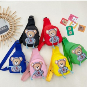 곰돌이 핸드폰가방 슬링백 미니 크로스백 유치원가방