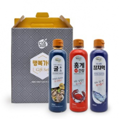 다올 기프트세트 행복7호, 홍게간장+굴소스+참치액