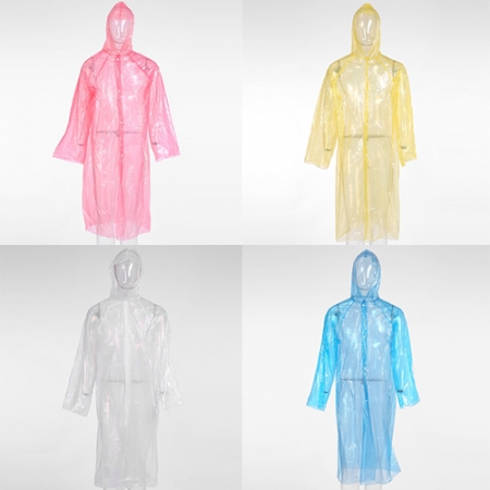 로페리아 남녀공용  PE  일회용 단추형 우의(53g)(0190246) #2