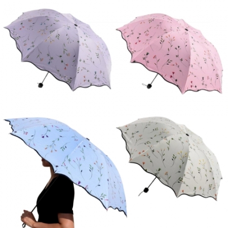 꽃결 접이식우산 양우산 우양산 자외선차단 양산 암막양산 #2