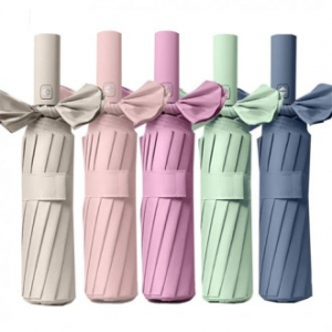 파스텔 3단 자동우산