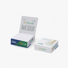 3측면컬러 하드양장 점착메모지 95x95 300매