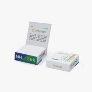 3측면컬러 하드양장 점착메모지 95x95 300매