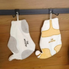 동물 디자인 고리형 수건 핸드타올 30X21