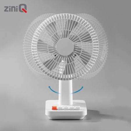 지니큐 무선 자동회전 미니 탁상용 타이머 BLDC 강력모터 캠핑용 7엽날개 선풍기 FN-850M #3