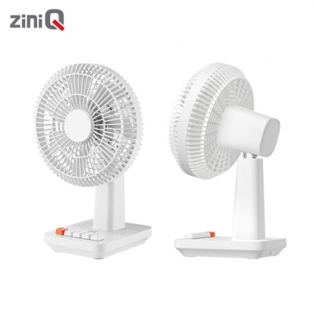 지니큐 무선 자동회전 미니 탁상용 타이머 BLDC 강력모터 캠핑용 7엽날개 선풍기 FN-850M #5