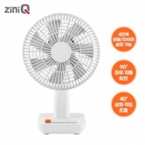 지니큐 무선 자동회전 미니 탁상용 타이머 BLDC 강력모터 캠핑용 7엽날개 선풍기 FN-850M