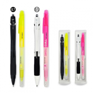 제트스트림 SXN-150 볼펜+투톤형광펜 세트