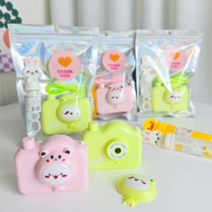 큐티 카메라 물총 비눗방울 구디백 / 어린이 장난감 문구 유치원 답례품 어린이날