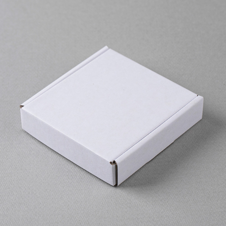 [인기박스] 일체형 조립상자/정사각 화이트(가로 13cm) #2