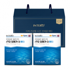 인테로 알티지 rTG오메가3메타 2개입 선물세트