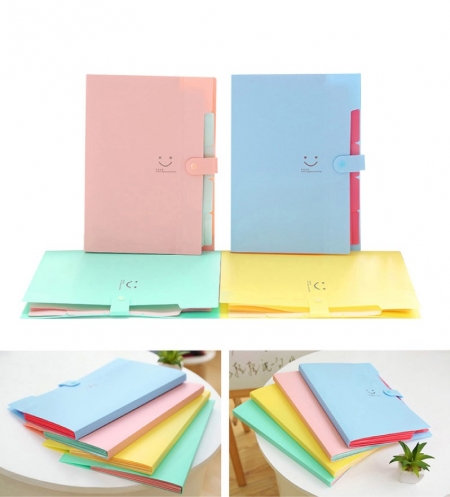 파스텔파일함 아코디언파일함 파스텔문서정리 파스텔서류보관함 학원화일보관함 #3