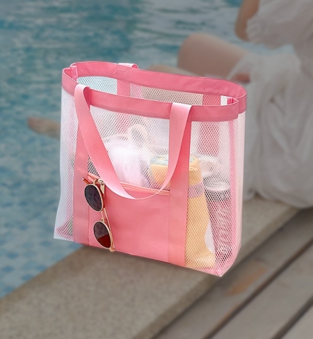 여름메쉬토트백 수영장가방 방수비치백 수영장토트백 물놀이토트백 #2