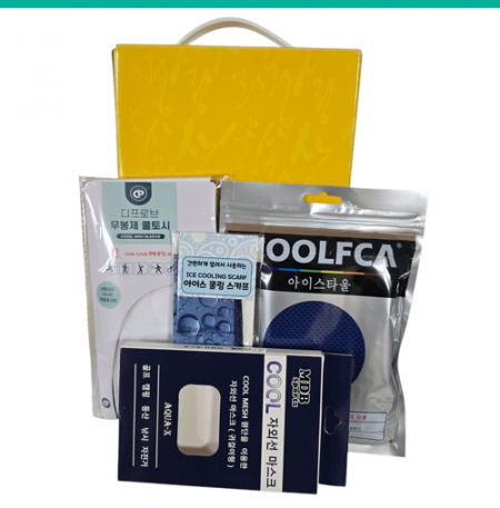 데일리 여름쿨링세트4종 쿨토시세트 쿨스카프 귀걸이마스크 쿨타올 #2