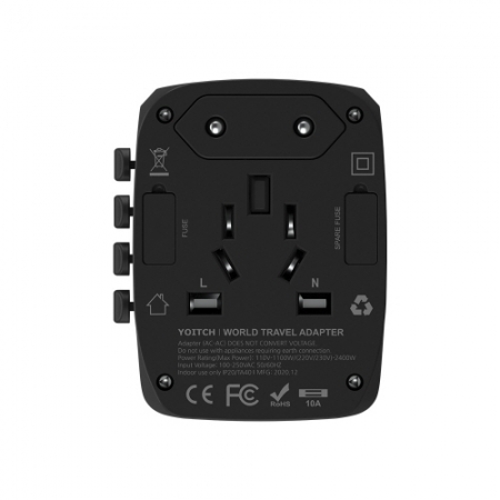 [요이치] 유니티 4포트 해외전용 고속충전 어댑터 34W #6