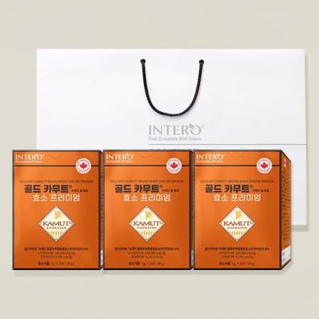 인테로 골드 카무트 효소 프리미엄 3박스 선물세트 #2