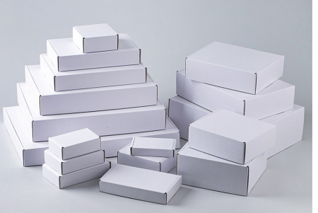 인기박스 일체형 조립상자 정사각형 화이트, 가로 33cm #3