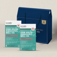 인테로 생유산균 프로바이오틱스 밸런스 100 2개입 선물세트