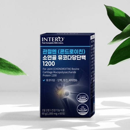 인테로 관절엔 콘드로이친 소연골 뮤코다당단백 1200 2개입 선물세트 #4