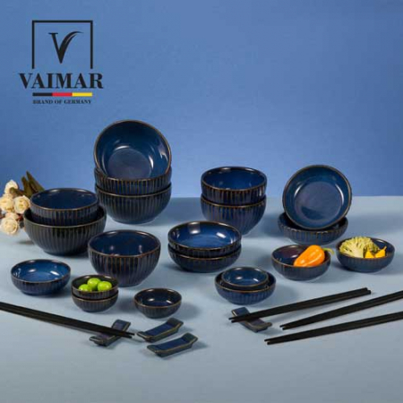 바이마르 블루엠버 요변자기 홈세트 28P #2