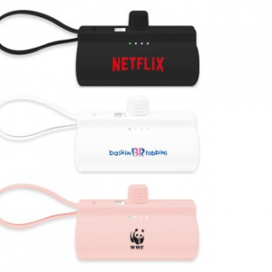 PD 20W C타입 고속 도킹 미니 보조배터리 10000mAh (메인 C타입 젠더+8핀 케이블)