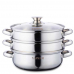 작은이미지: 바이마르 엔틱 스테인레스 3단 찜솥 #2
