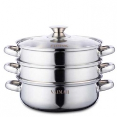 바이마르 엔틱 스테인레스 3단 찜솥