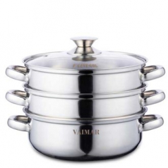 바이마르 엔틱 스테인레스 3단 찜솥