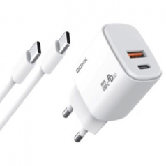 DOXX  초고속 25W 듀얼 충전기 C타입 + A타입 케이블포함