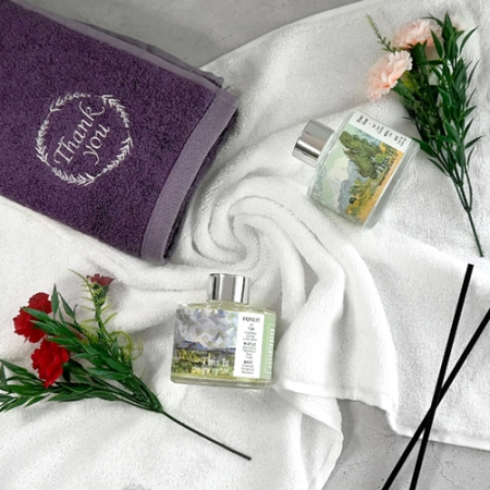 가정의달 명화 디퓨저 카네이션 타올 선물세트(디퓨저120ml1+땡큐180g뱀부얀1) #4