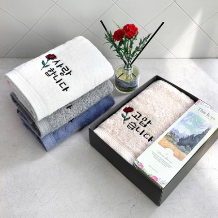 가정의달 명화 디퓨저 카네이션 타올 선물세트(디퓨저120ml1+러브유1) #3