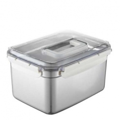 바이마르 스텐 밀폐 핸들형 김치통 7L