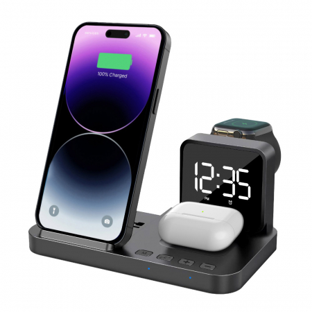 UM2 애플 삼성 호환 3개 동시 충전 무선충전기 4in1SAAP #3