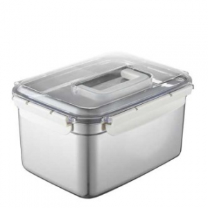 바이마르 스텐 밀폐 핸들형 김치통 7L