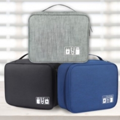 대용량 케이블 파우치 충전기 usb 정리 파우치