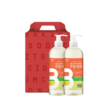 레인보우샵 올인원 주방세제 500ml  2P 선물세트 #2