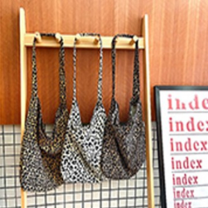 데일리 호피 에코백 숄더백