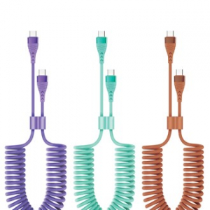 LAAON 60W 초고속 충전 CtoC 스프링 케이블