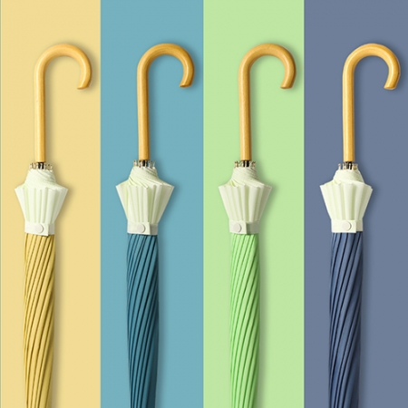 투톤 16K 파스텔 자동 장우산 #2