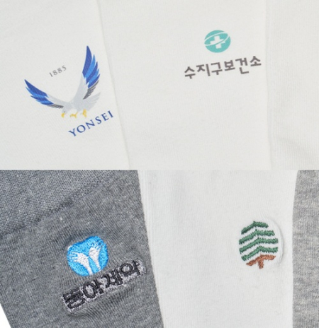 자수, 컬러 프린팅 양말 #2