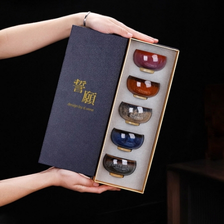 디베네 오색자기 술잔 찻잔 5P (쇼핑백 포함) #2