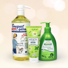 부케가르니 주방세제 750ml+독일정품 카밀 핸드워시 300ml+부케가르니 캐모마일 핸드크림 100ml