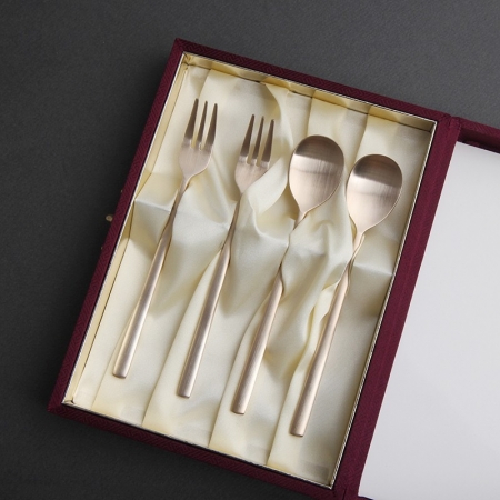 건강 방짜유기 4P 티스푼포크 창립기념 행사용품 #2