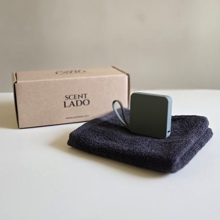 센트라도 미니 송월 주방 타올, 수건 + 초미니 보조배터리 세트 #2