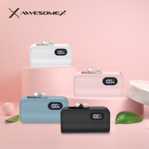 어썸엑스 듀얼젠더 도킹형 보조배터리 5000mAh // 인쇄배송무료