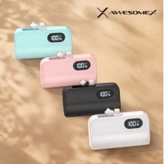 어썸엑스 듀얼젠더 도킹형 보조배터리 5000mAh